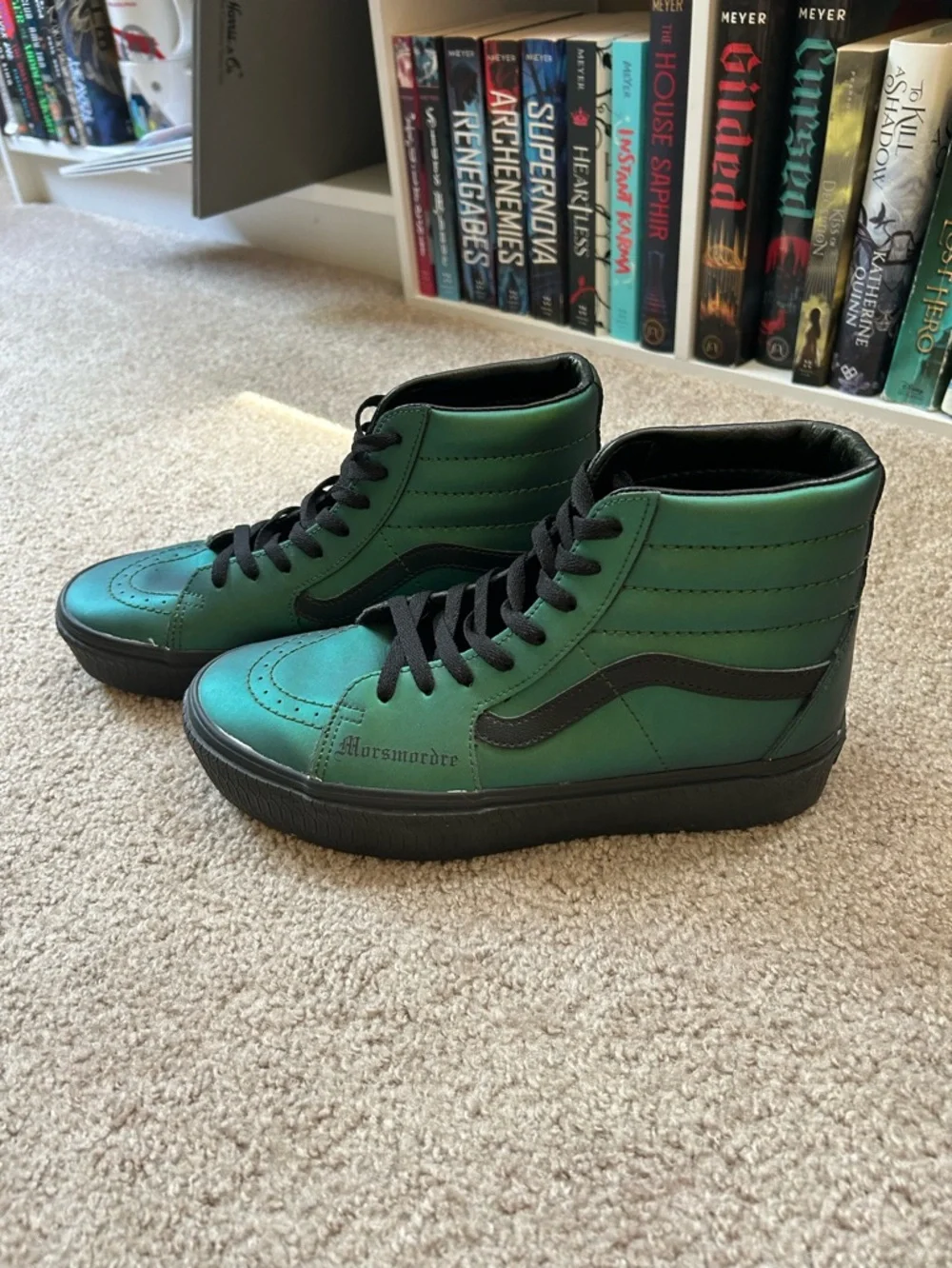 Harry Potter Death Eater Platform Old Skool Vans size 8 men's/9.5 women's